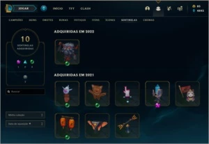 LEVEL 96 - MF VINGADORA EXOCÓSMICA + 25 SKINS + 3 CHROMAS - League of Legends LOL