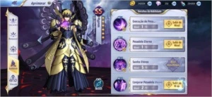 Conta lvl 63 barato - Saint Seiya Awakening SSA
