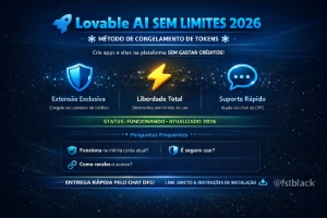 Lovable Extensão Teste 1 DIA Tokens Congelados - Inteligência Artificial