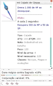 Conta RO LATAM - Feiticeiro 144 e Mais! - NIDHOGG - Ragnarok Online