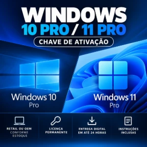 Windows 10 Pro / 11 Pro - Softwares e Licenças